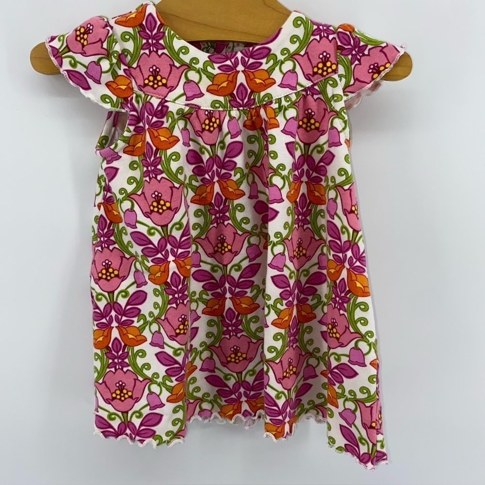 Vera Bradley Baby Lilli Bell Floral Cotton Dress - Size 6-9 months - Like New!